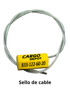 Sello de Cable Cargo Depot - Productos de protección para embalajes