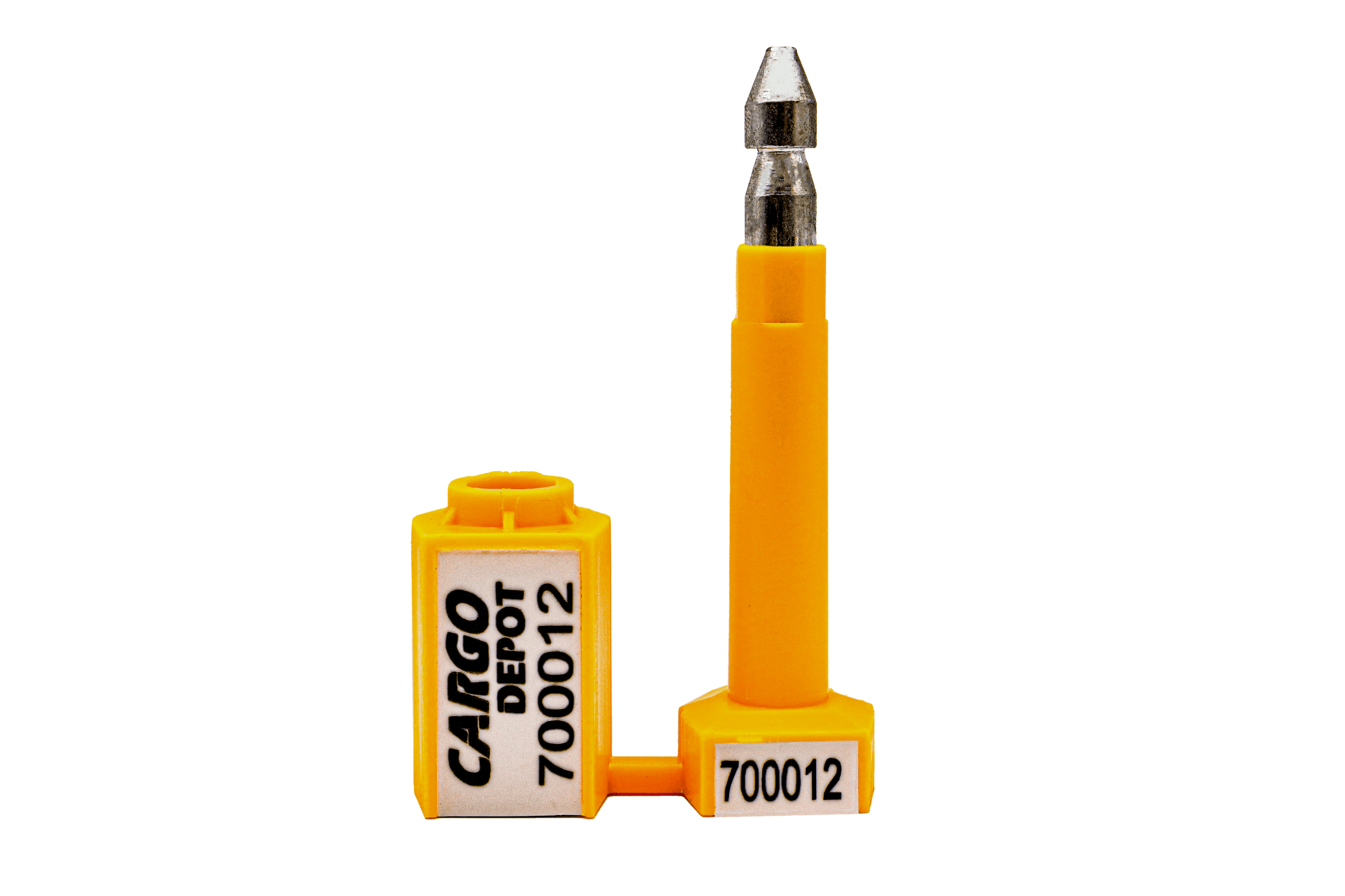 Precinto bolt bicolor foliado CTPAT/ISO17712 Alta Seguridad