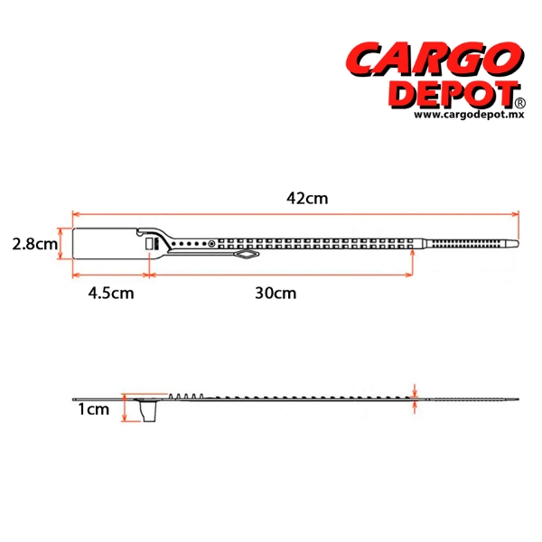 precintos-cinchos-de-seguridad-plástico-ajustables-modelo-barracuda-medidas Medidas del Precinto de seguridad plástico modelo barracuda