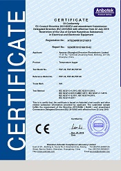 Certificacion CD4000 ROHS