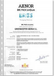 Certificacion BRC Green Keeper