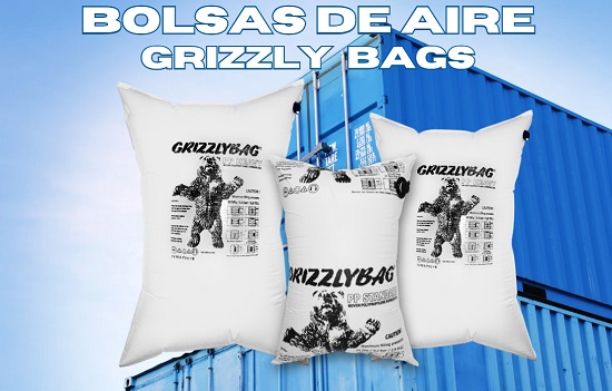 Bolsas de aire para carga Grizzly Bags - Tabla de medidas en existencia