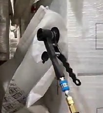 Pistola infladora para bolsas aire para carga