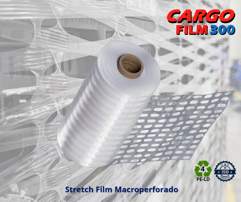 Película estirable cargo film 300 - playo industrial para máquina paletizadora